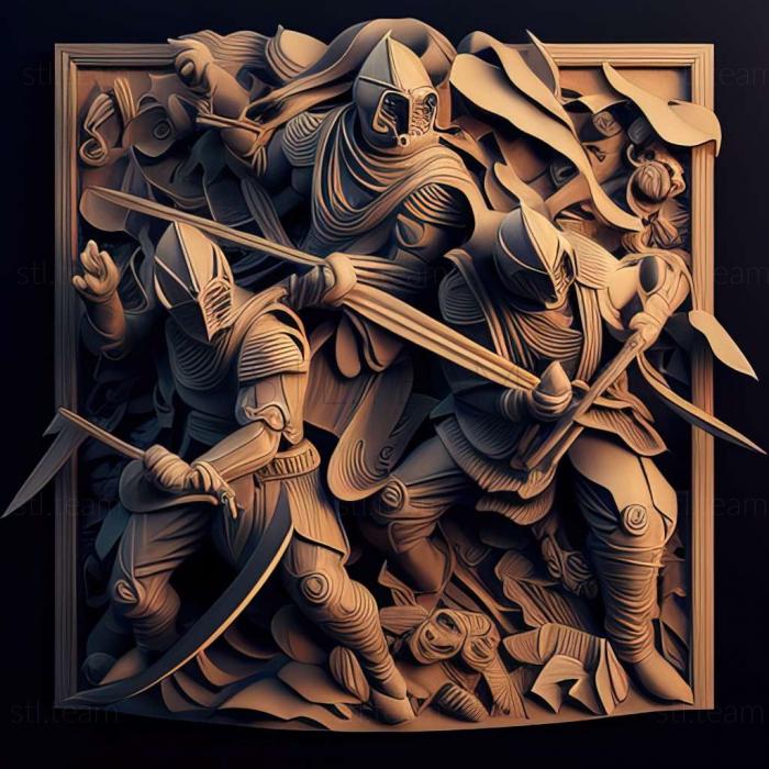 3D модель Ариадос Амигос Ариадос Битва искусств ниндзя (STL)